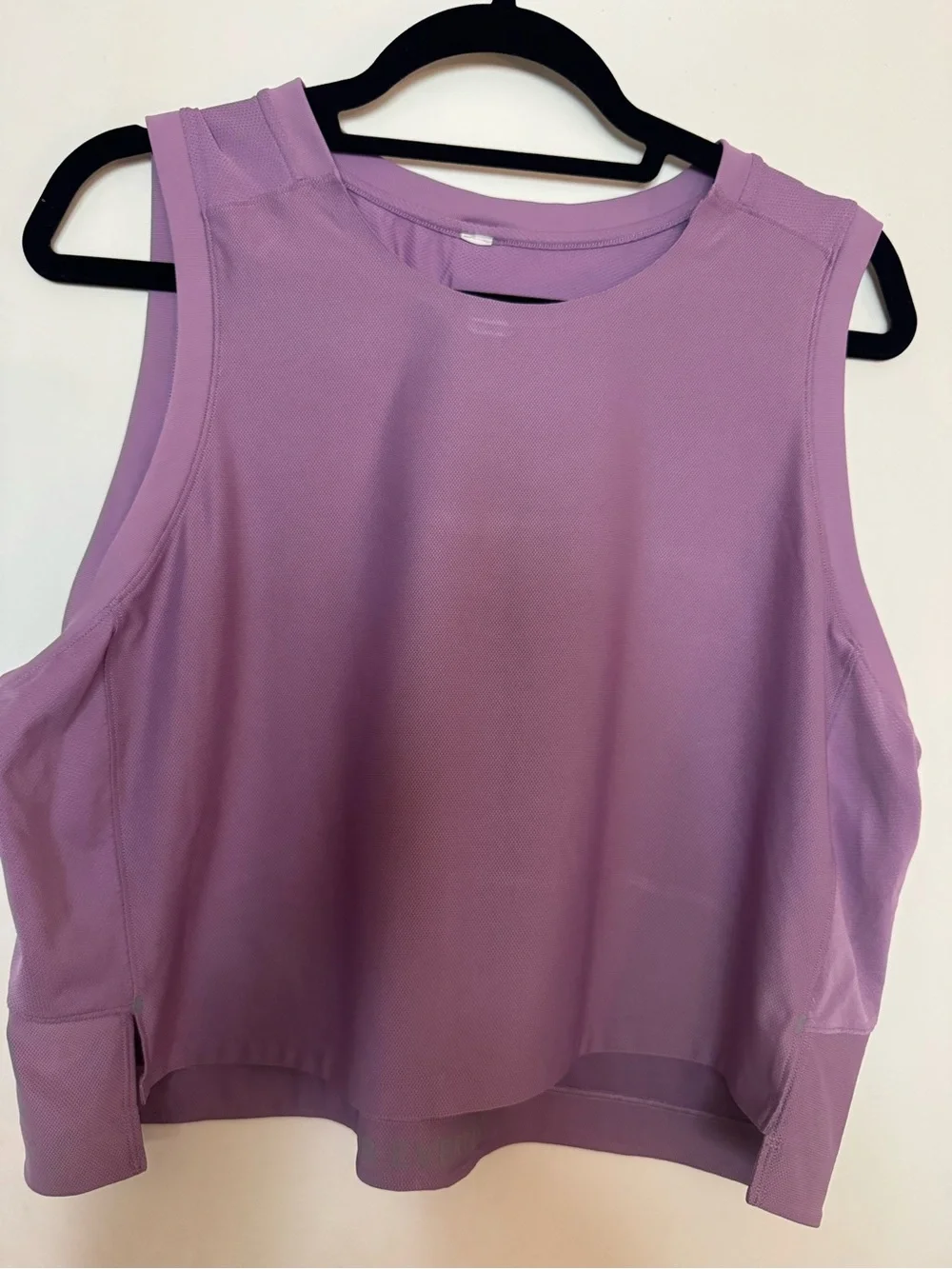 lululemon athletica Lavender Cropped Performance Tank
